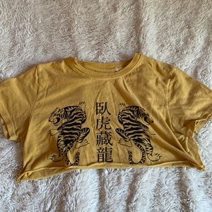 Cropped urban outfitters top